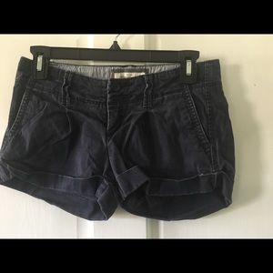 Abercrombie size00 navy shorts